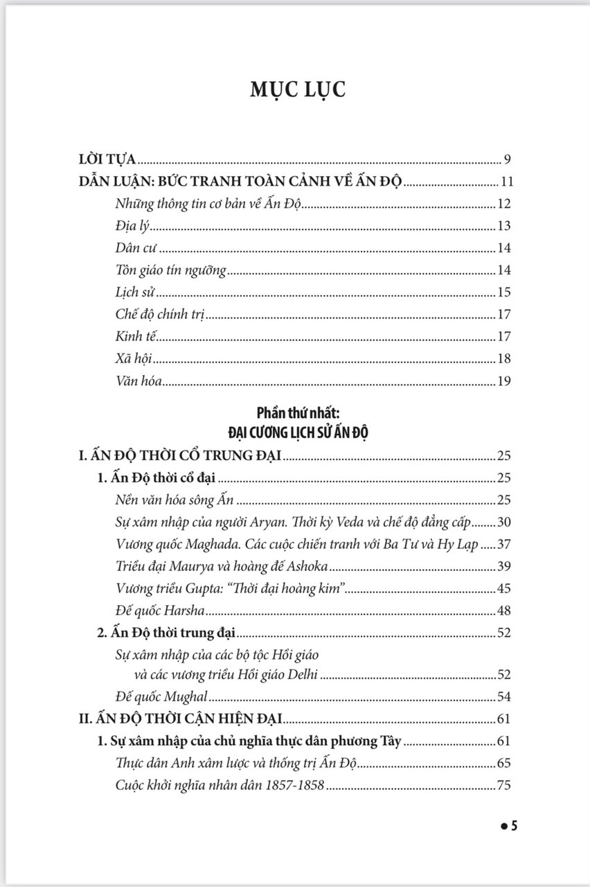 Đại Cương Lịch Sử Và Văn Hóa Ấn Độ